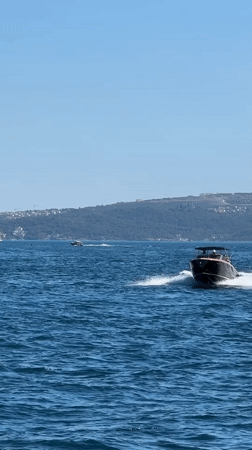 Ferry crossing and coastal village life on the Adriatic