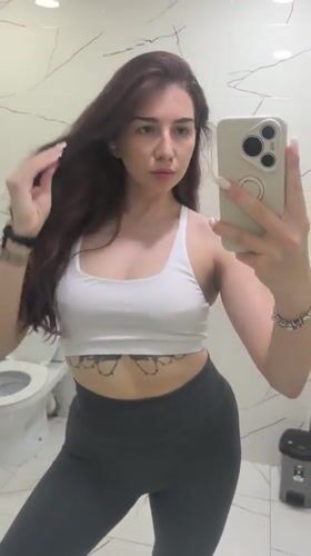 Bathroom mirror selfies in Stara Zagora, outfit check vibes