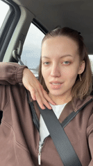 Woman observed in car driver's seat in Pokrovskoe