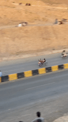 Motorcycle race draws crowds to Kuchlak highway