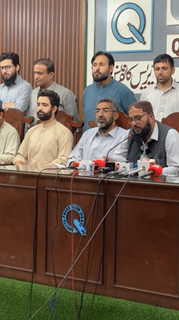 Press conference held at Quetta Press Club draws media coverage
