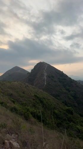 Mountainous panorama captured at Vietnam heritage site