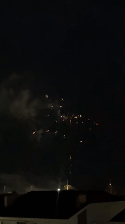 Fireworks and lanterns light up Vila Nova de Gaia on Midsummer night