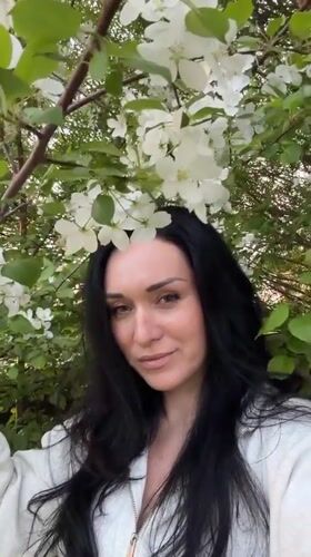 Woman photographed in casual moments around Dzerzhinsk, Russia
