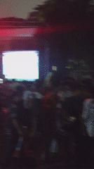 Dhaka crowd watches Spain vs Argentina on outdoor screen