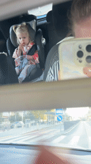 Father and toddler observed during car journey in Petah Tikva