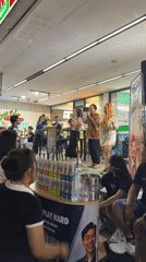 Live band performs outside 7-Eleven in Kuta, Indonesia