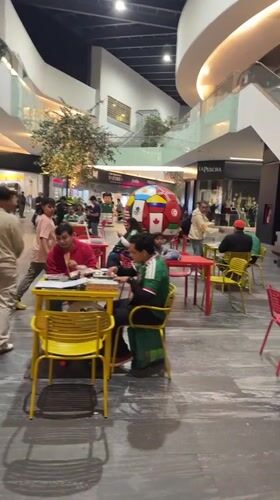 Ordinary mall life documented in Puebla, Mexico