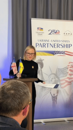 Ukraine-US diplomatic event features multiple women speakers in Kyiv