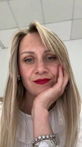 Blonde woman with freckles spotted in Venafro, Italy