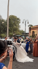 Wedding celebration captured in Orizaba town square
