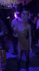 Woman in sparkly dress documented at North Kuta party venues