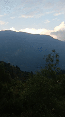 Old Manali resident documents local scenes including landslide, river debris