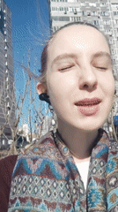 Woman documented during early morning car journey