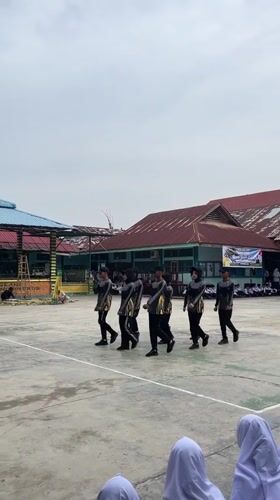 School drills, courtyard activities, and street scenes in Lhokseumawe
