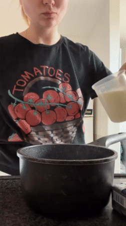 Home cooking and baking session documented in Tel Aviv kitchen