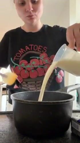 Home cooking and baking session documented in Tel Aviv kitchen