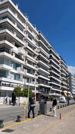 Sunny afternoon life documented across Thessaloniki waterfront and squares