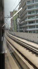 Morning commute views captured on Dhaka's elevated transit system