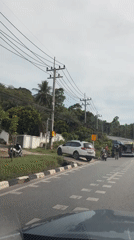 SUV accident draws ambulance response in Thailand
