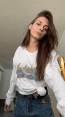 Solo indoor dance moment in Krasnoyarsk, Russia
