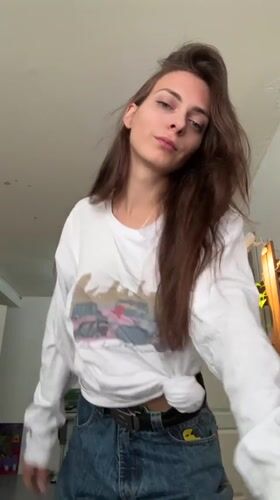 Solo indoor dance moment in Krasnoyarsk, Russia