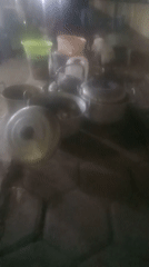 Cookware and evening scenes from a spot in Slawi
