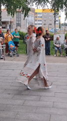 Traditional folk dance celebration held in Markovský, Russia