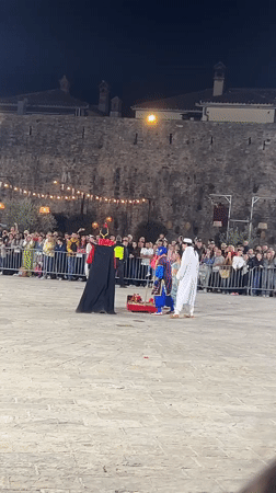 Cultural performance draws crowd to Montenegro public square