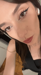 Woman photographs herself indoors in Belgrade portrait session