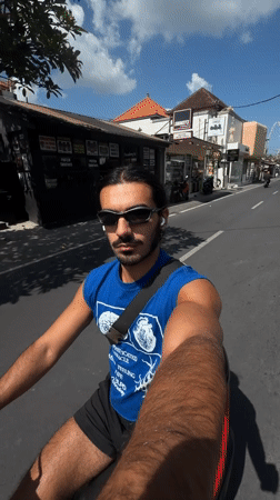 Street life and local landmarks around North Kuta, Bali
