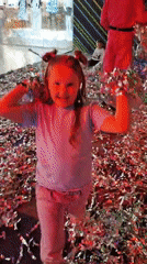 Children's party celebration captured at Krasnodar entertainment venue