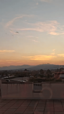 Sunset views and pizza in Villapiana Scalo, Italy