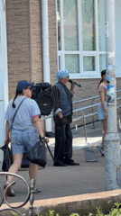Street market and outdoor celebration in Birobidzhan on a sunny day