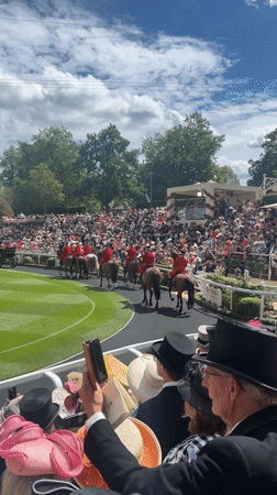 Royal Procession and racing at Ascot, June 2026