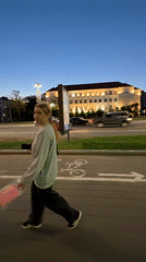 Evening street life documented across central Minsk landmarks