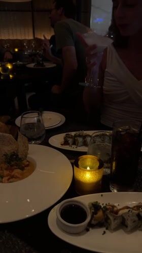 Late night sushi dinner documented at Boca Raton restaurant