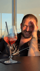 Rooftop drinks and downtime at a Milan bar
