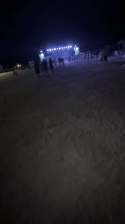 Nighttime music festival draws crowds in Egypt