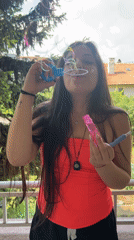 Playful close-ups and bubble-blowing on a Sofia morning