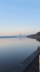 Sunset documented along Chaikovsky Russia waterfront May 2026