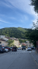Afternoon scenes captured in Budva, Montenegro streets and homes