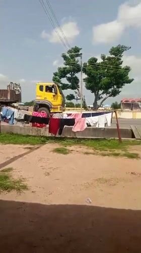 Midday street life and traffic in Jalingo, Nigeria