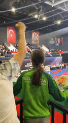 Karate championship draws international spectators to Başakşehir arena