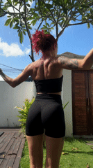 Woman poses for outdoor photo session in Dalung