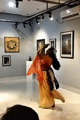 Traditional dance performance held in Dhaka art gallery