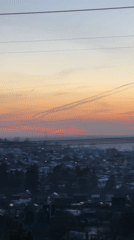 Winter sunset scenes documented across Chaikovsky, Russia