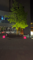 Nighttime urban scenes captured across city district May 15