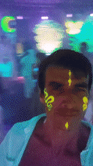 Nightclub dancing captured on video in Blahbatuh, Indonesia