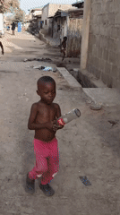 Children observed in Gwagwarwa neighborhood during morning hours